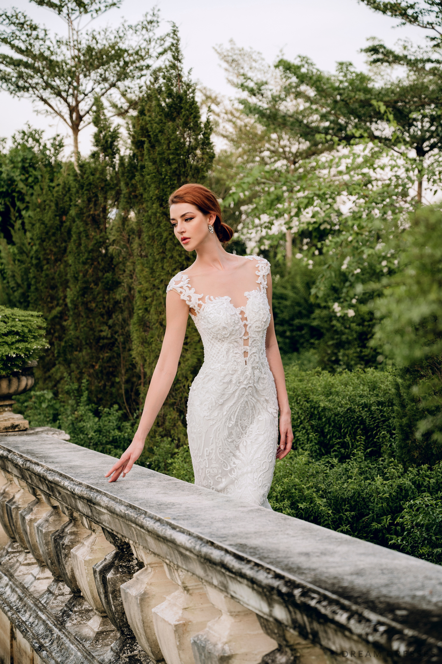 Lace Mermaid Wedding Dress (#ANASTASIA) - Dream Dresses by P.M.N.