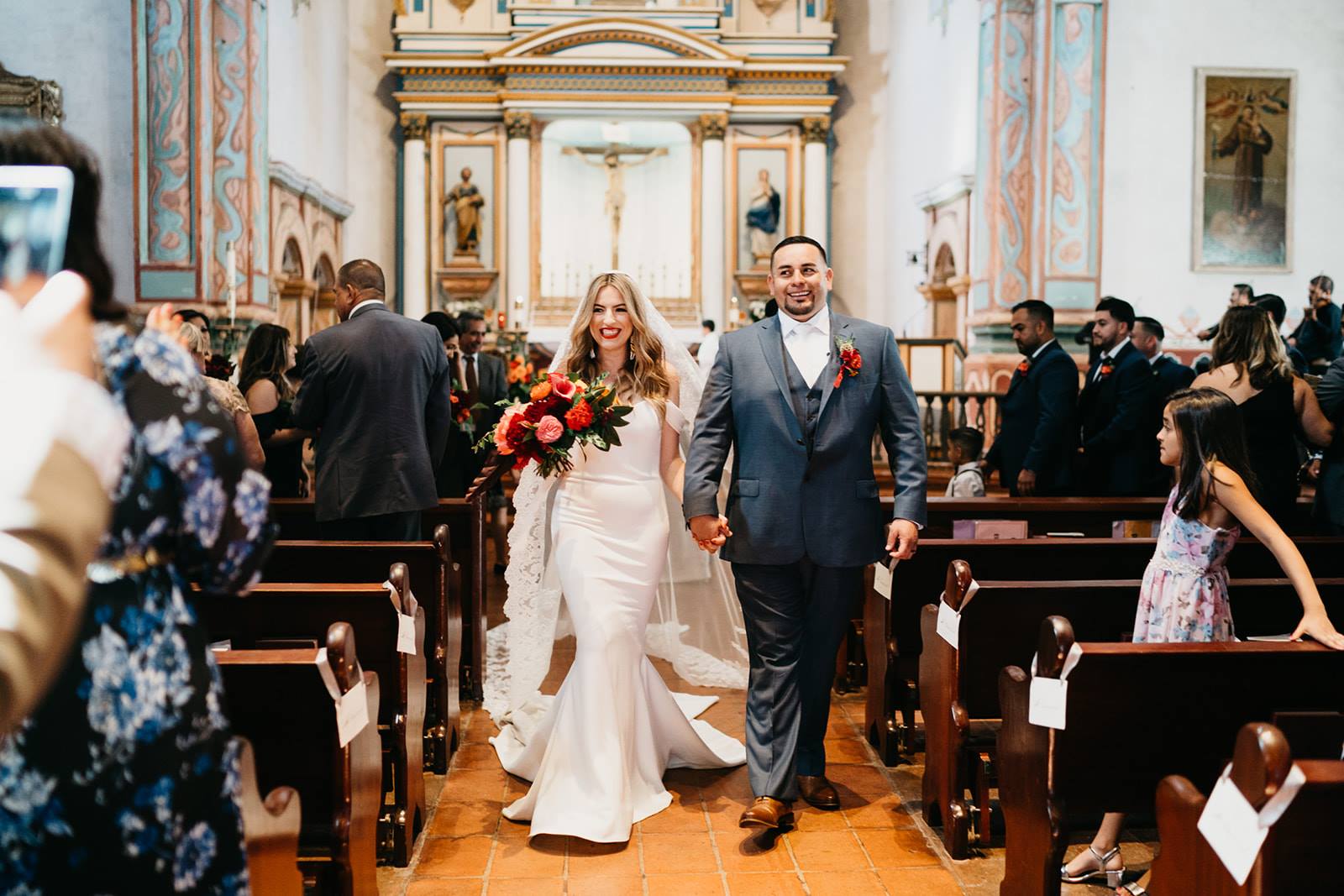 Dream Dresses by P.M.N. Cathedral Mantilla Veil (#Ari) Royal