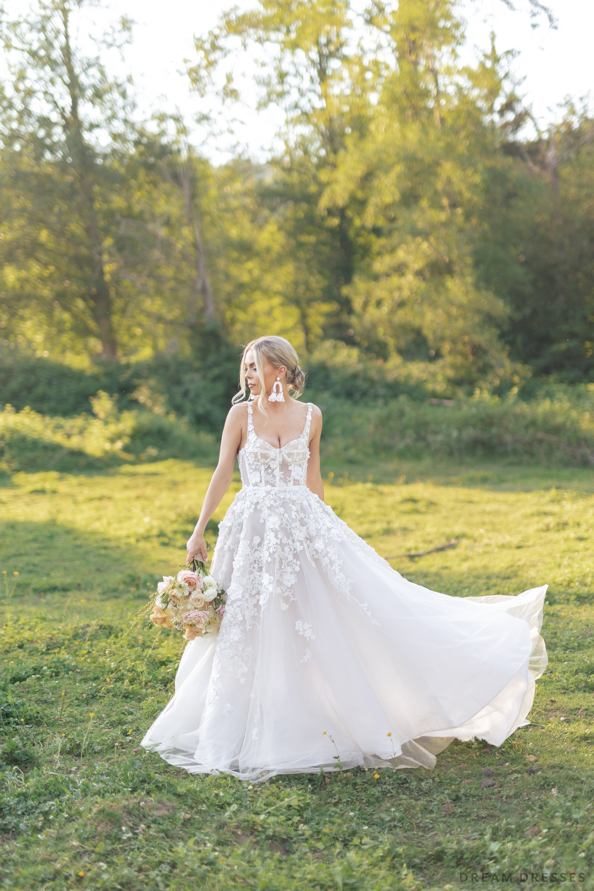 Couture A-line Wedding Gown (#ANNETTA) - Dream Dresses by P.M.N.