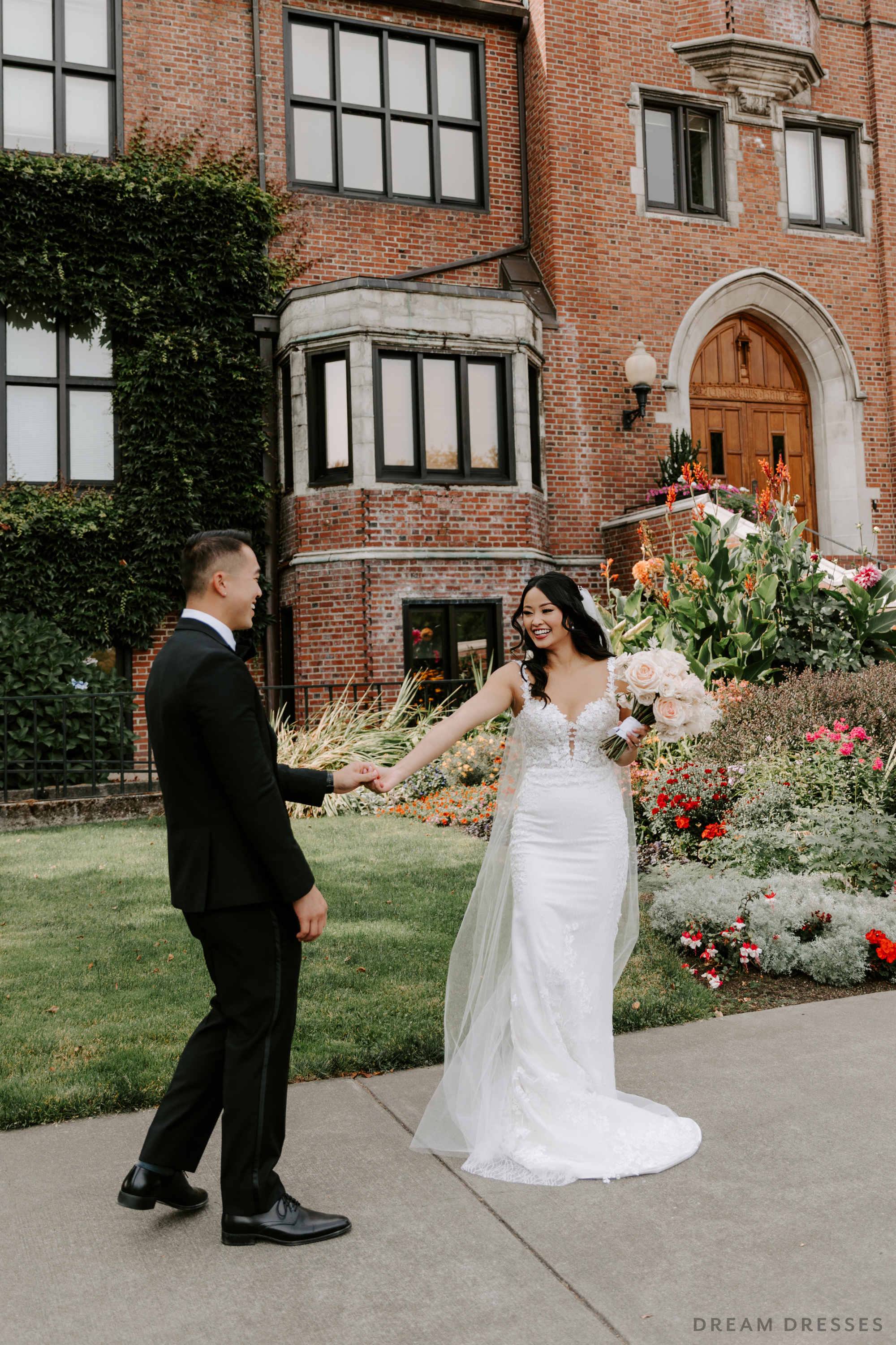 Lace Fit and Flare Wedding Gown (#MAY)