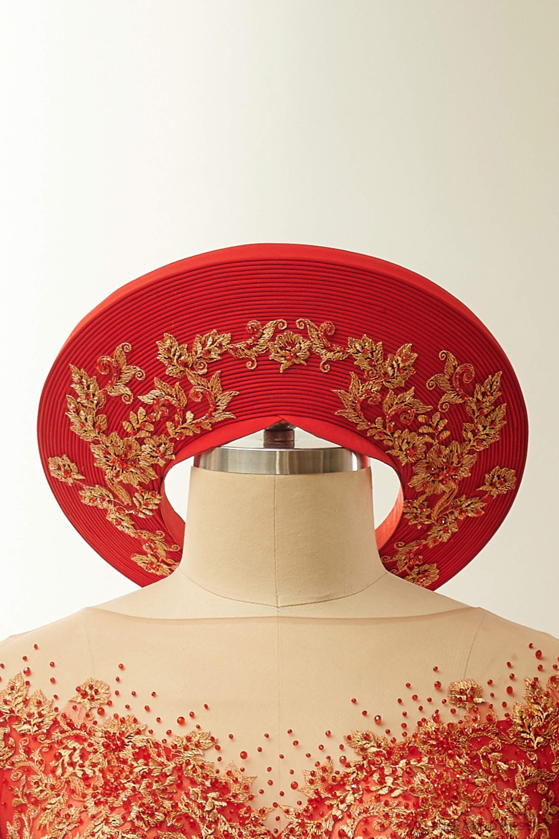 Ao Dai Hat | Vietnamese Bridal Hat (#CHIARA) - Dream Dresses by P.M.N.