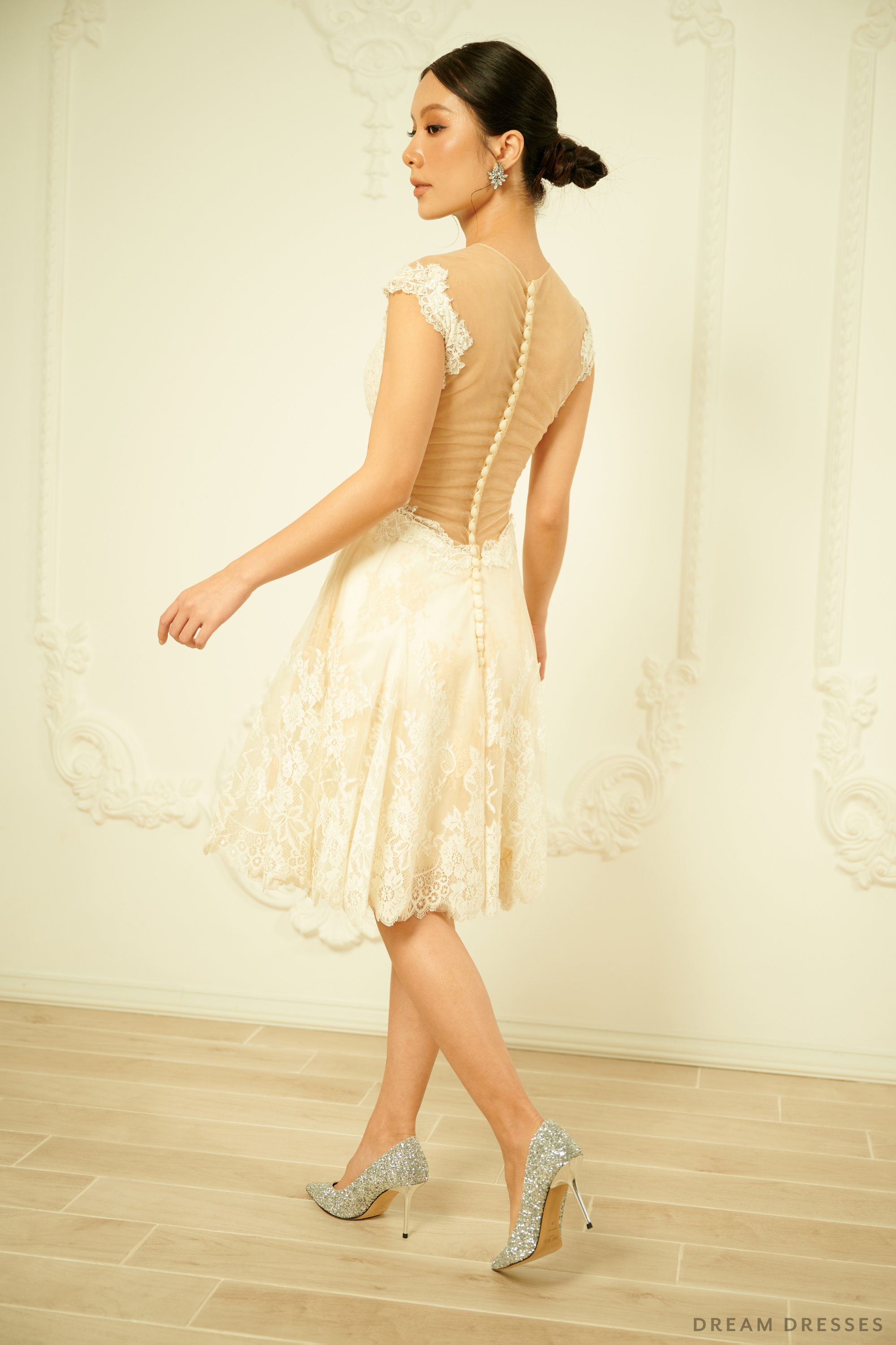 Short Couture Bridal Dress (#DONIA)