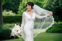 Long Sleeves Sheath Wedding Dress (#DOROTEA) - Dream Dresses by P.M.N.