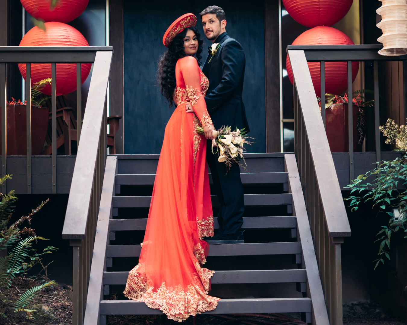 Ao Dai Hat | Vietnamese Bridal Hat (#TACI) - Dream Dresses by P.M.N.