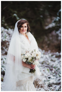 Two Tier Tulle Wedding Veil (#Rebekah) - Dream Dresses by P.M.N.