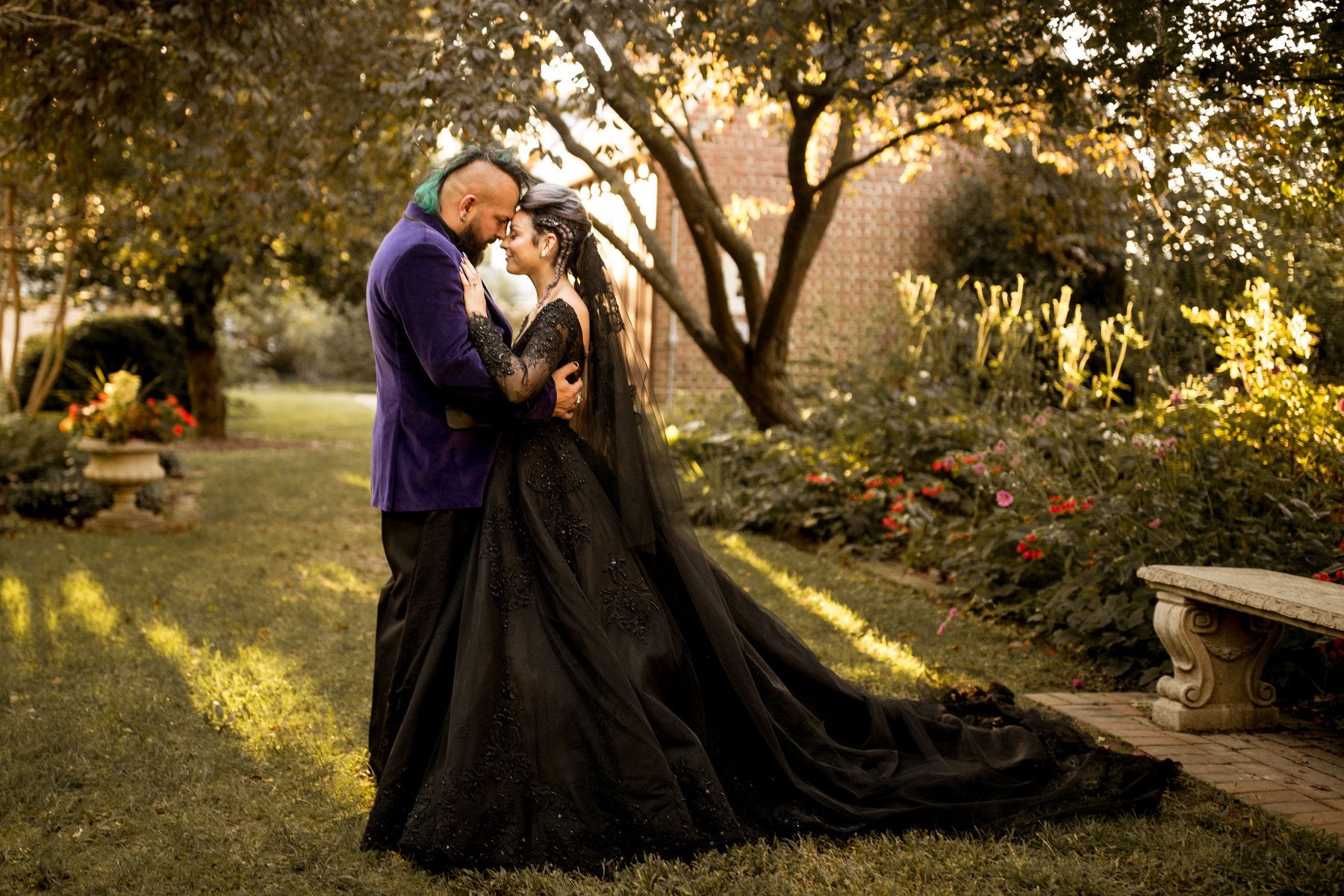 Black Ball Gown Wedding Dress (#Gabrielle) - Dream Dresses by P.M.N.