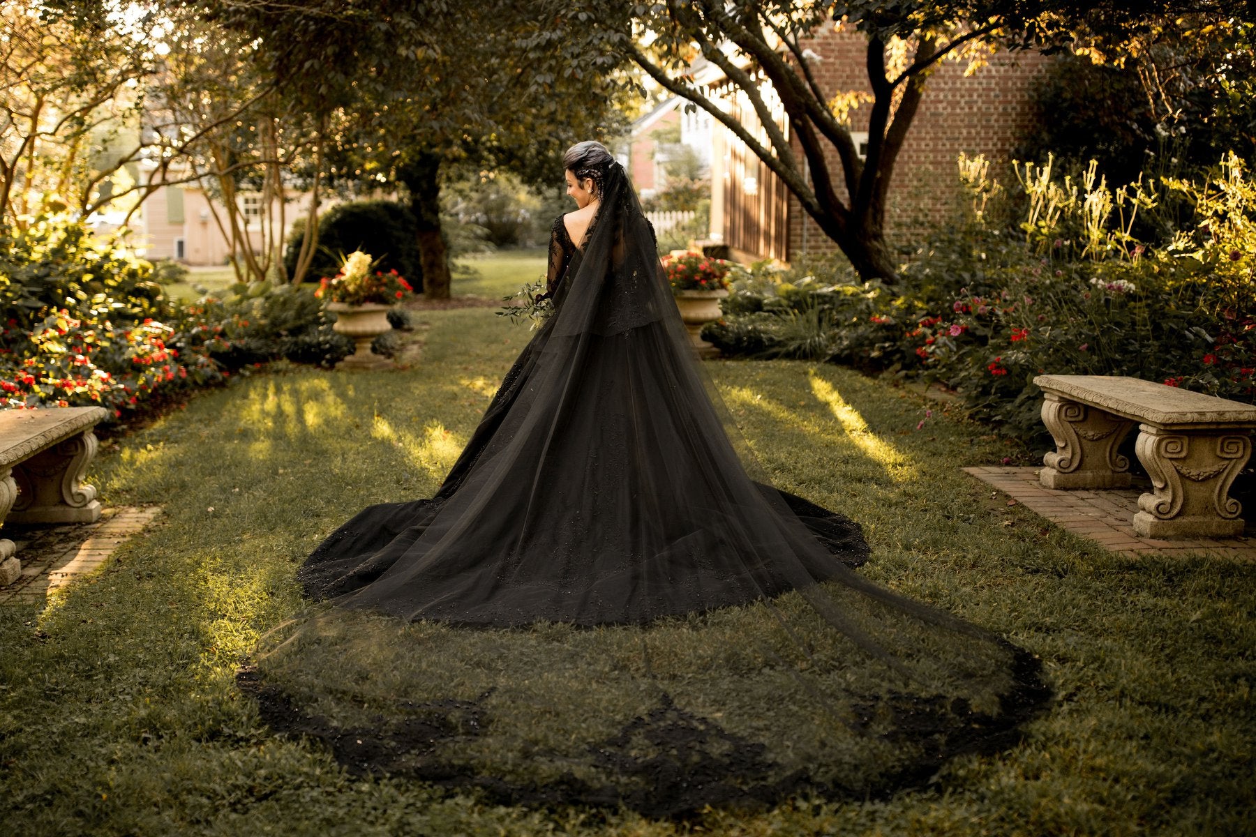 Black Ball Gown Wedding Dress (#Gabrielle)