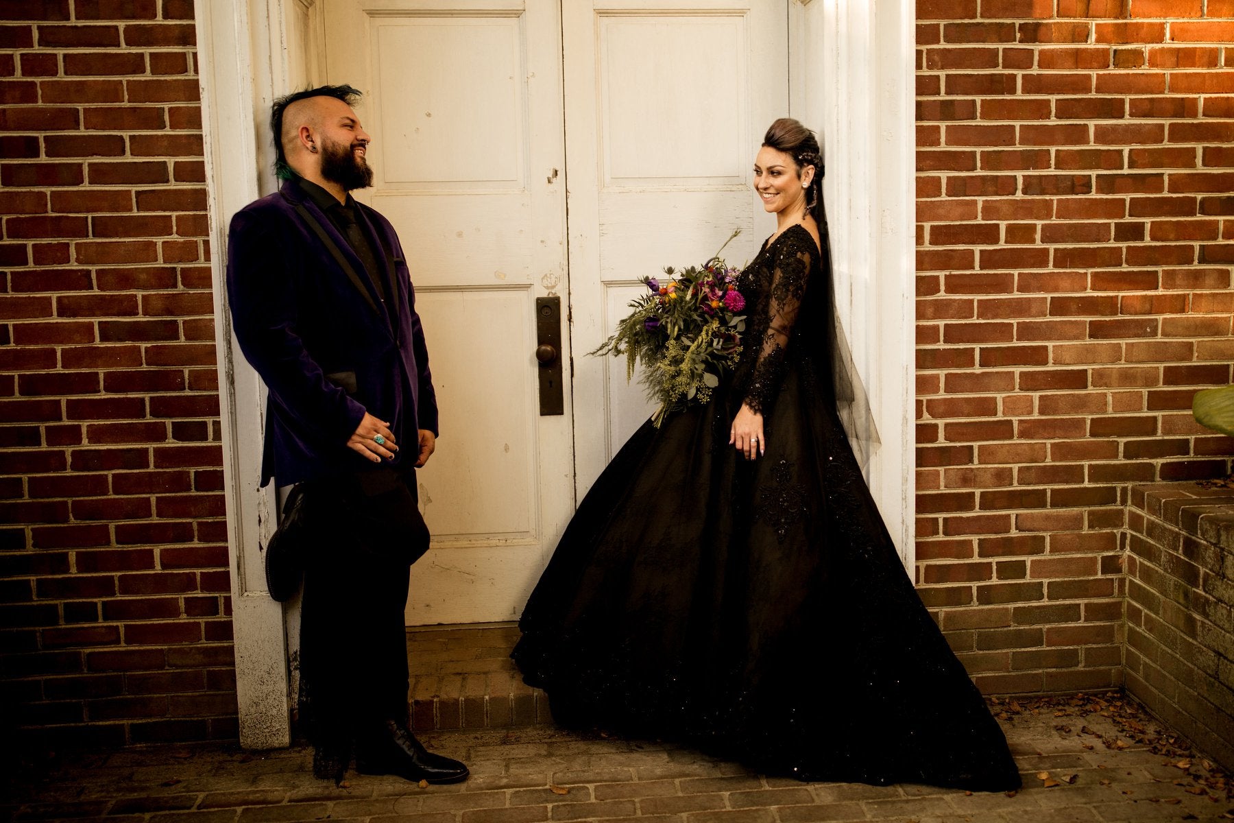 Black Ball Gown Wedding Dress (#Gabrielle) - Dream Dresses by P.M.N.