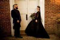 Black Ball Gown Wedding Dress (#Gabrielle) - Dream Dresses by P.M.N.