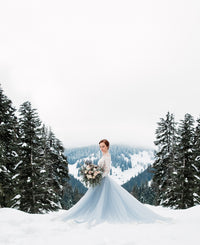 Haute Couture Blue Wedding Gown (#Alsatia) - Dream Dresses by P.M.N.