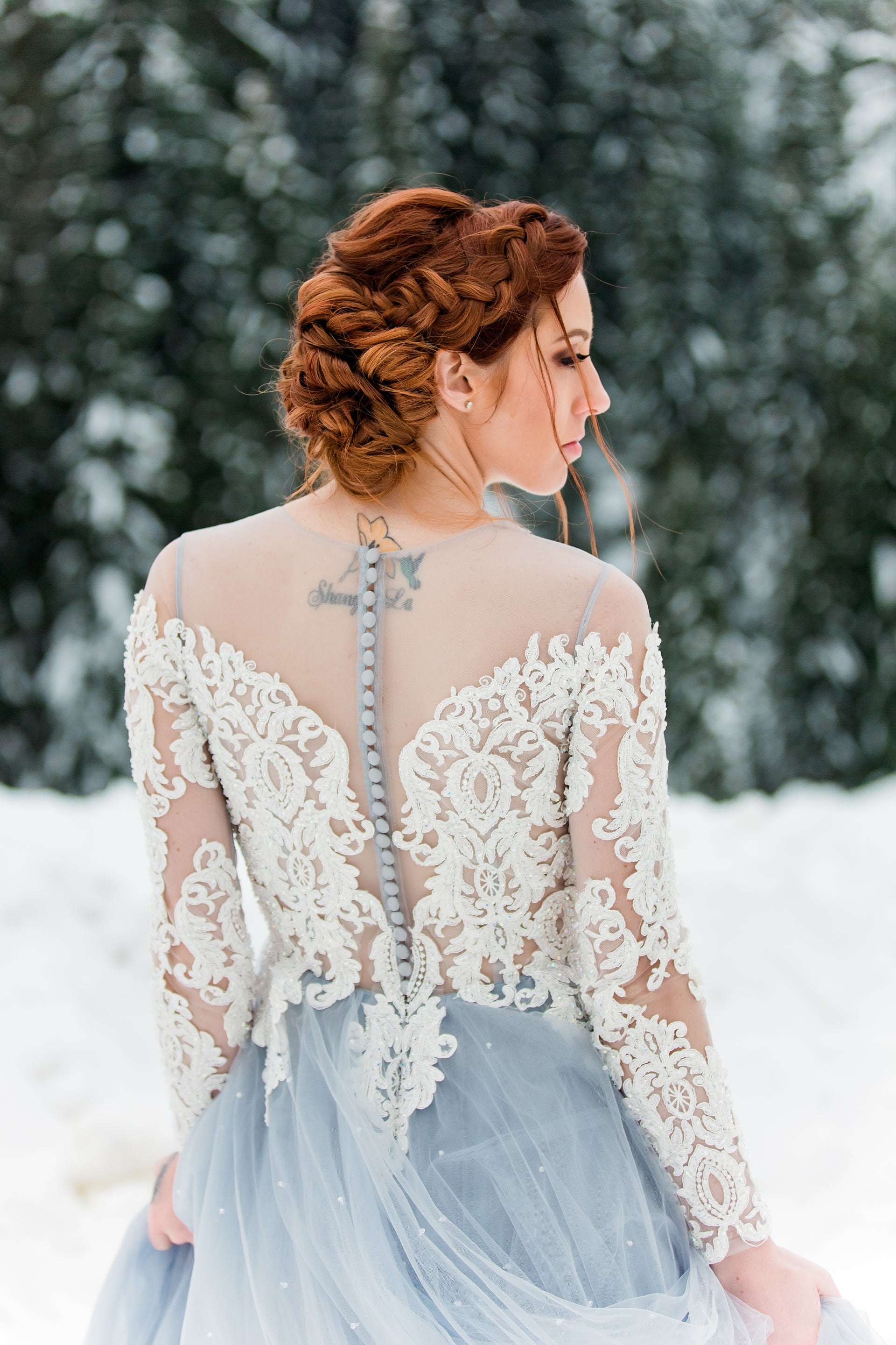 Haute Couture Blue Wedding Gown (#Alsatia) - Dream Dresses by P.M.N.
