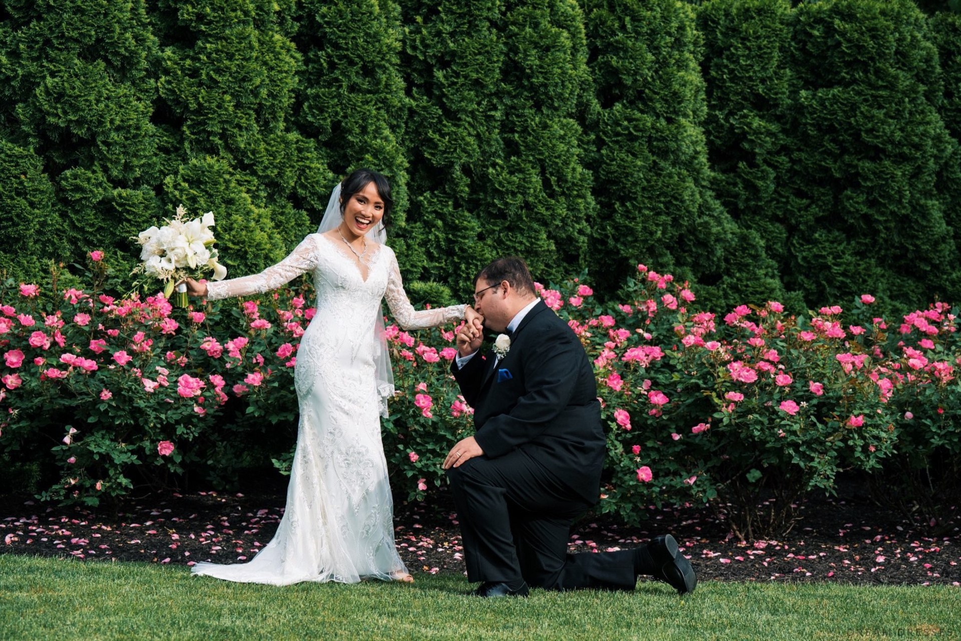 Long Sleeves Sheath Wedding Dress (#DOROTEA) - Dream Dresses by P.M.N.