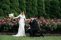 Long Sleeves Sheath Wedding Dress (#DOROTEA) - Dream Dresses by P.M.N.