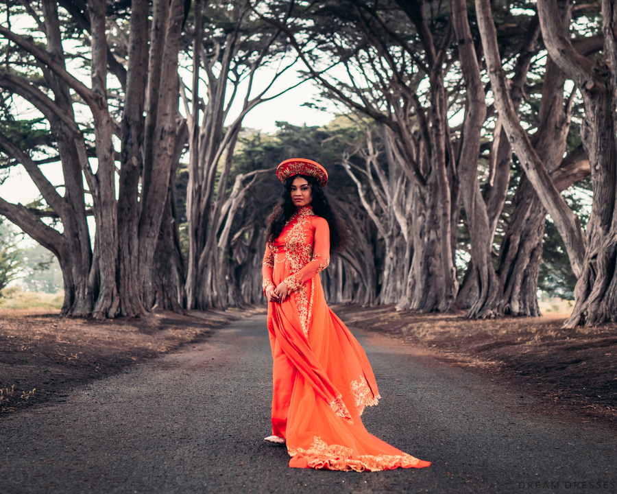 Ao Dai Hat | Vietnamese Bridal Hat (#TACI) - Dream Dresses by P.M.N.
