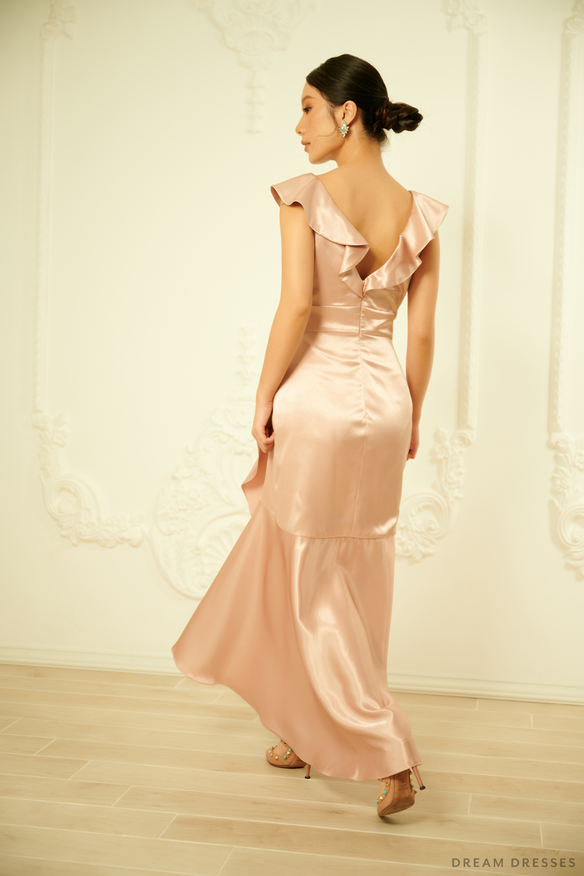 Silky Couture Evening Gown (#DALILA)