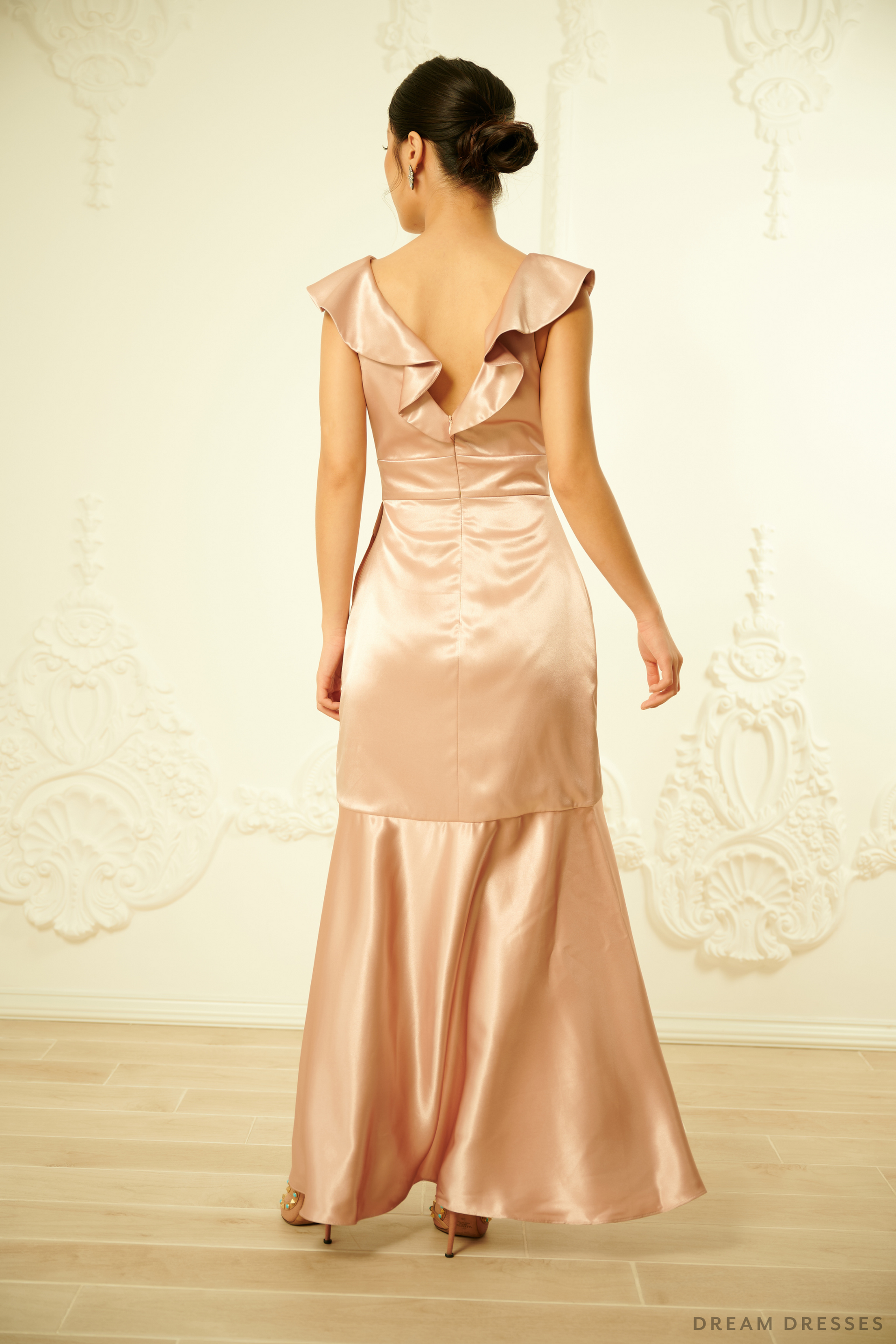 Silky Couture Evening Gown (#DALILA) - Dream Dresses by P.M.N.