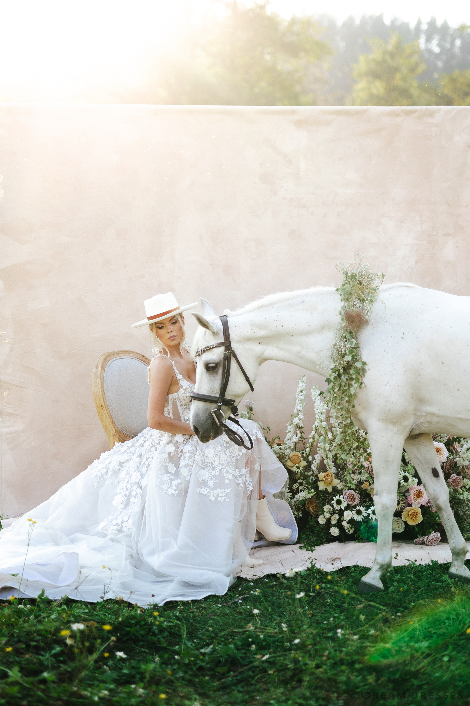 Couture A-line Wedding Gown (#ANNETTA)