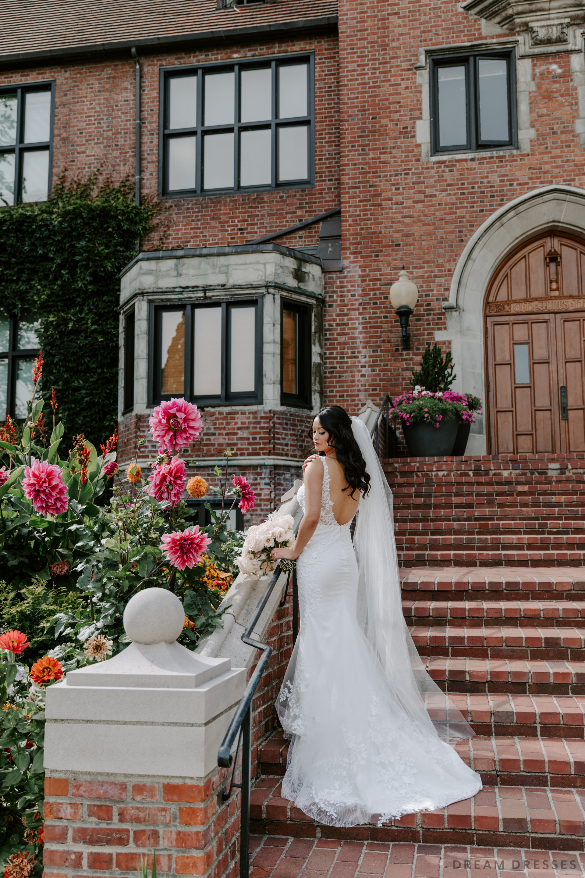 Lace Fit and Flare Wedding Gown (#MAY) - Dream Dresses by P.M.N.