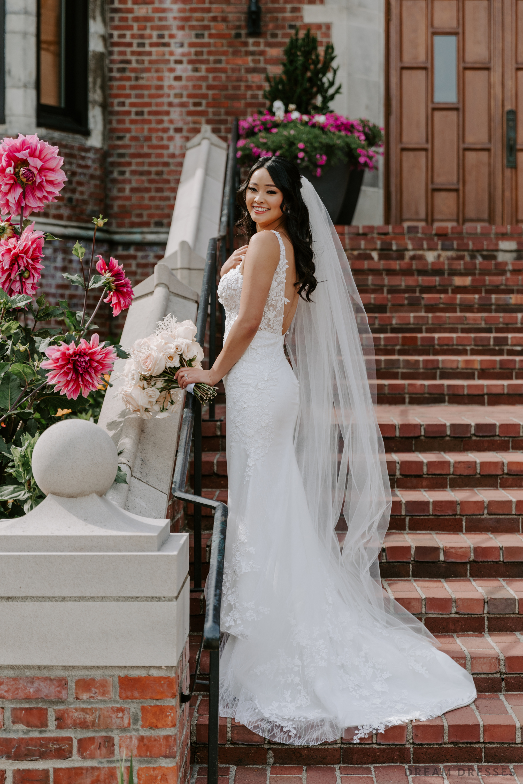 Lace Fit and Flare Wedding Gown (#MAY)