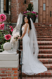 Lace Fit and Flare Wedding Gown (#MAY) - Dream Dresses by P.M.N.