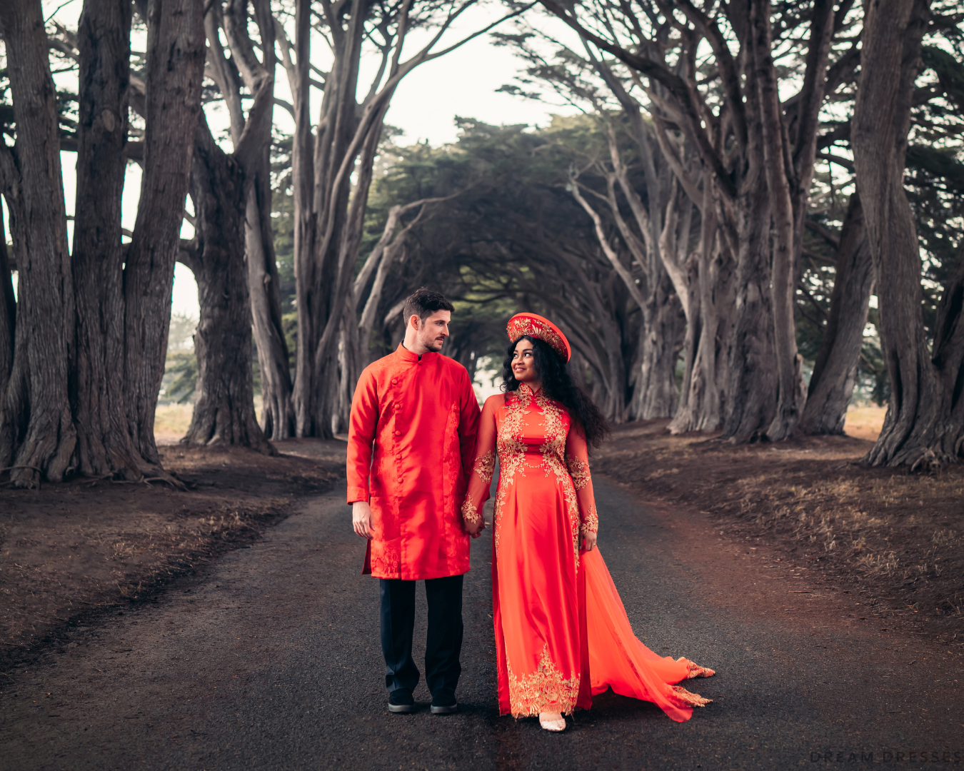 Ao Dai Hat | Vietnamese Bridal Hat (#TACI) - Dream Dresses by P.M.N.