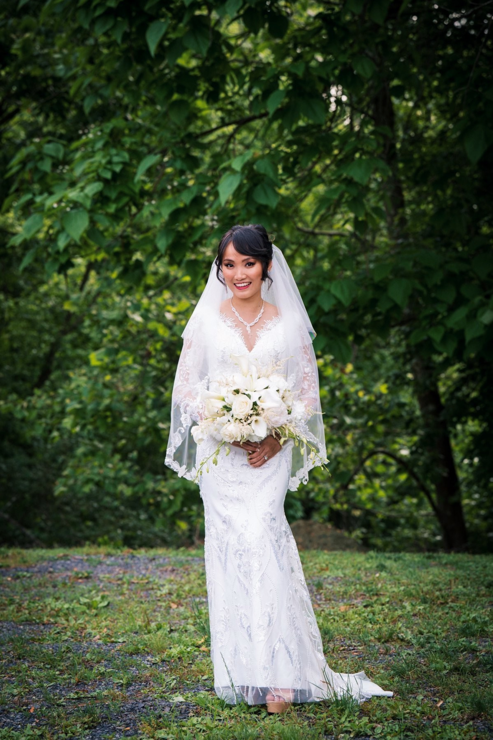 Long Sleeves Sheath Wedding Dress (#DOROTEA) - Dream Dresses by P.M.N.