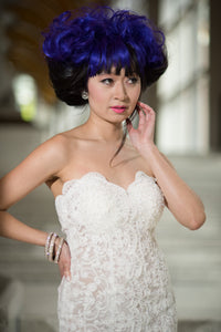 Custom Made Split Fit-n-Flare Wedding Dress (Style # JULIET PB137)-Made to Order - Dream Dresses by P.M.N
 - 11