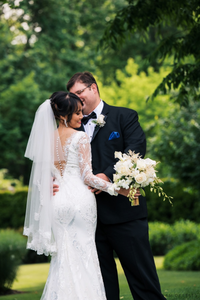 Long Sleeves Sheath Wedding Dress (#DOROTEA) - Dream Dresses by P.M.N.