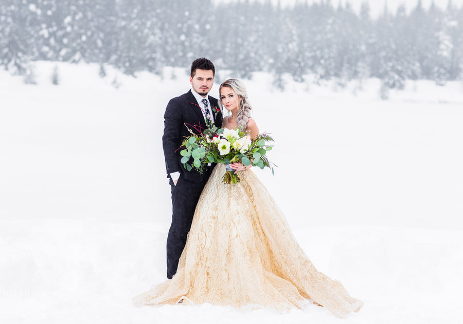 Gold Ball Gown (#Theia) - Dream Dresses by P.M.N.