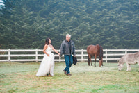 A-line Wedding Dress with Halter Neckline (#Brenda) - Dream Dresses by P.M.N.