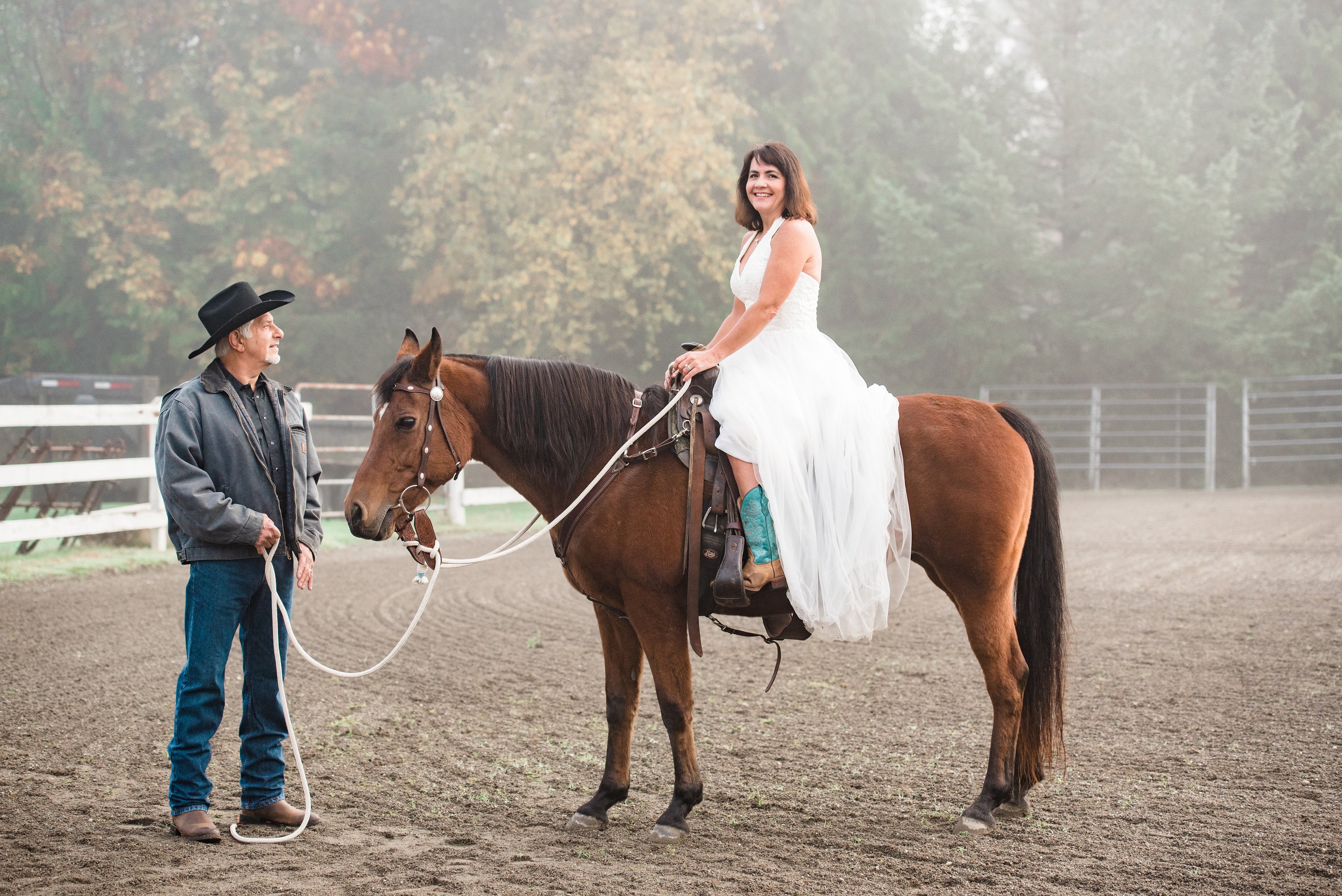 A-line Wedding Dress with Halter Neckline (#Brenda)