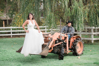 A-line Wedding Dress with Halter Neckline (#Brenda) - Dream Dresses by P.M.N.