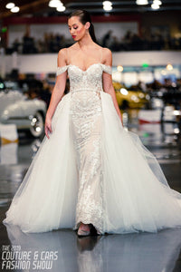 Detachable Bridal Overskirt (#Andreas) - Dream Dresses by P.M.N.