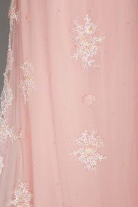 Blush Pink Bridal Ao Dai | Vietnamese Bridal Dress with Embellishment (#ANNIE) - Dream Dresses by P.M.N.