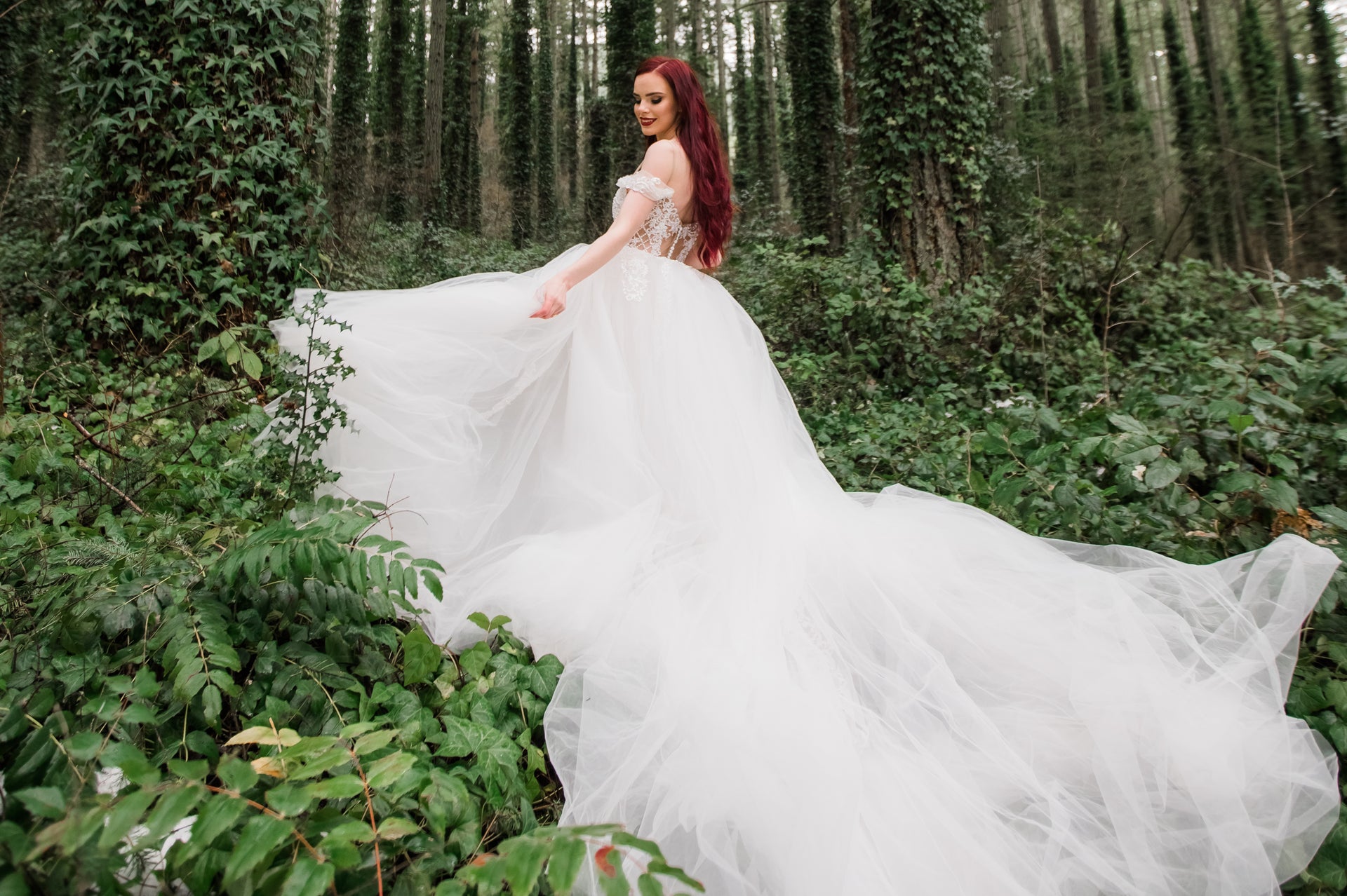 Detachable Bridal Overskirt (#Andreas) - Dream Dresses by P.M.N.