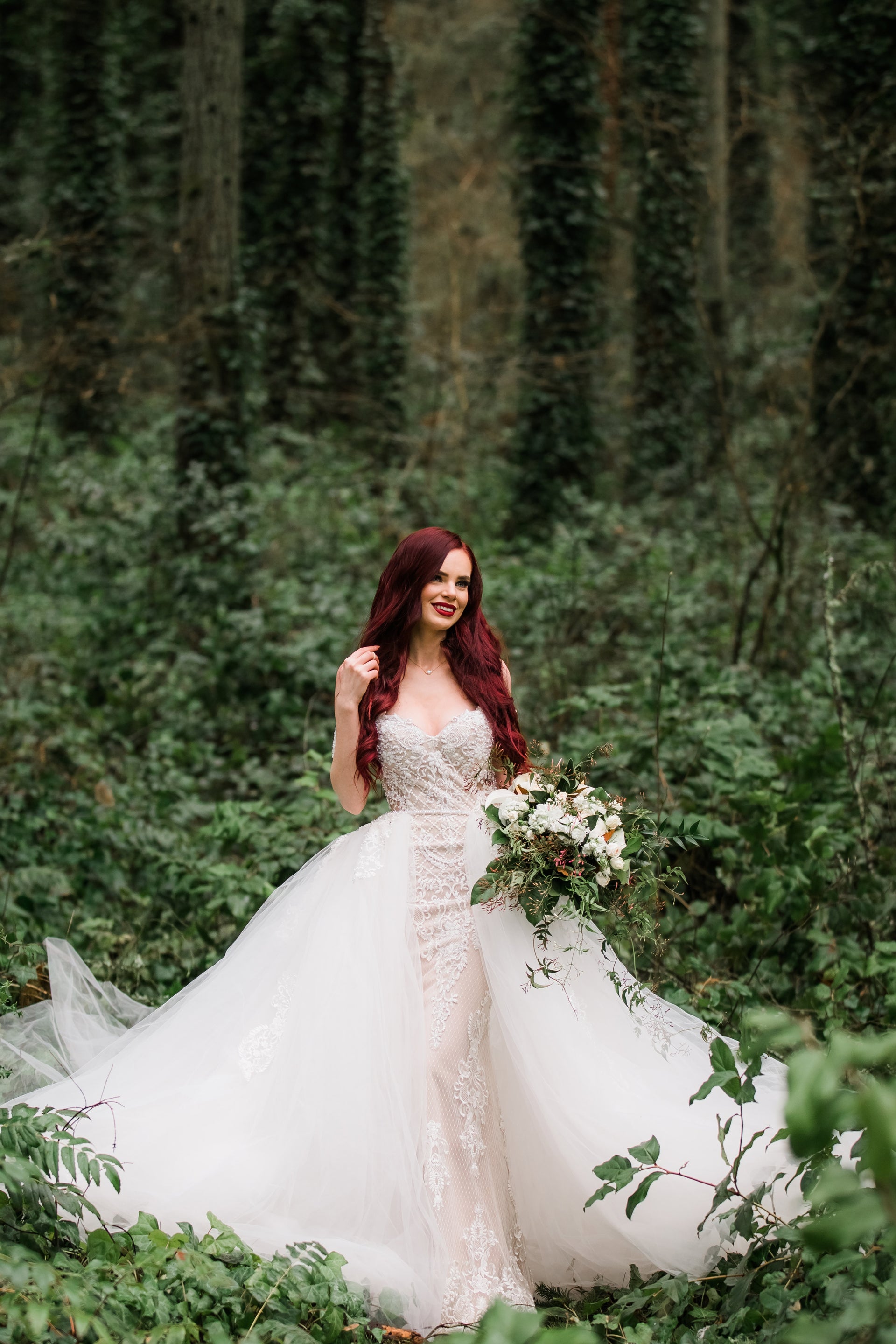 Detachable Bridal Overskirt (#Andreas) - Dream Dresses by P.M.N.