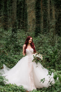 Detachable Bridal Overskirt (#Andreas) - Dream Dresses by P.M.N.
