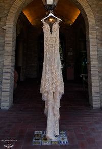 Non-traditional Gold Wedding Dress (#Adina) - Dream Dresses by P.M.N.