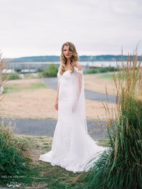 Lace Mermaid Wedding Dress (#Aceline) - Dream Dresses by P.M.N.