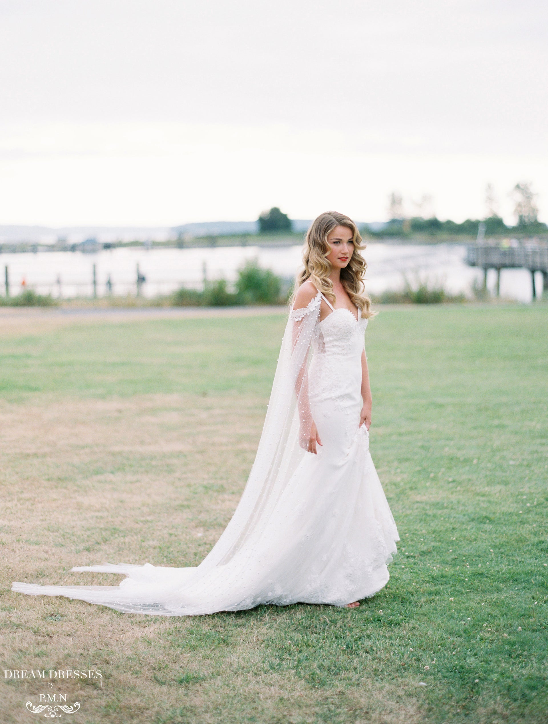 Lace Mermaid Wedding Dress (#Aceline) - Dream Dresses by P.M.N.