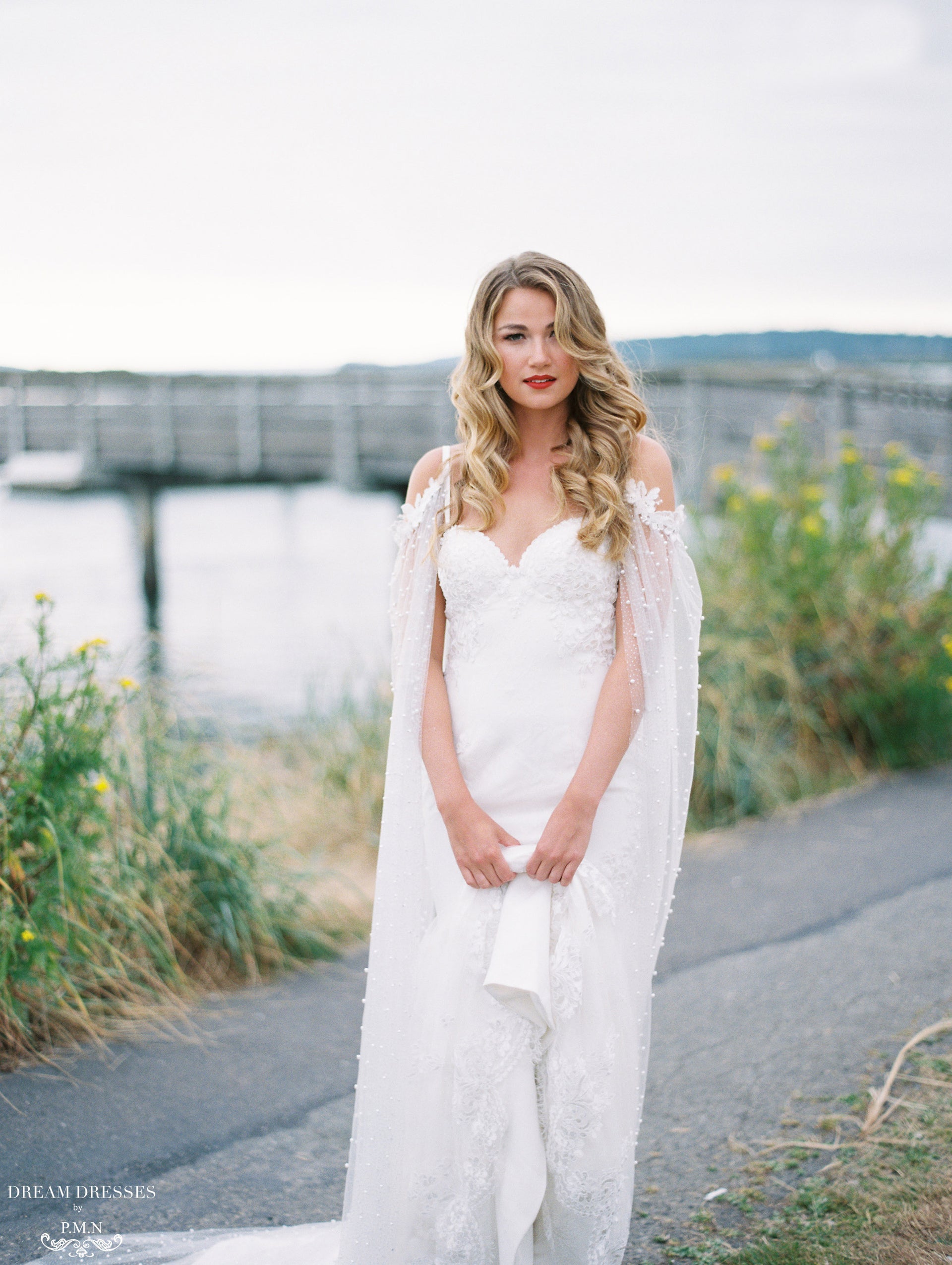 Lace Mermaid Wedding Dress (#Aceline) - Dream Dresses by P.M.N.