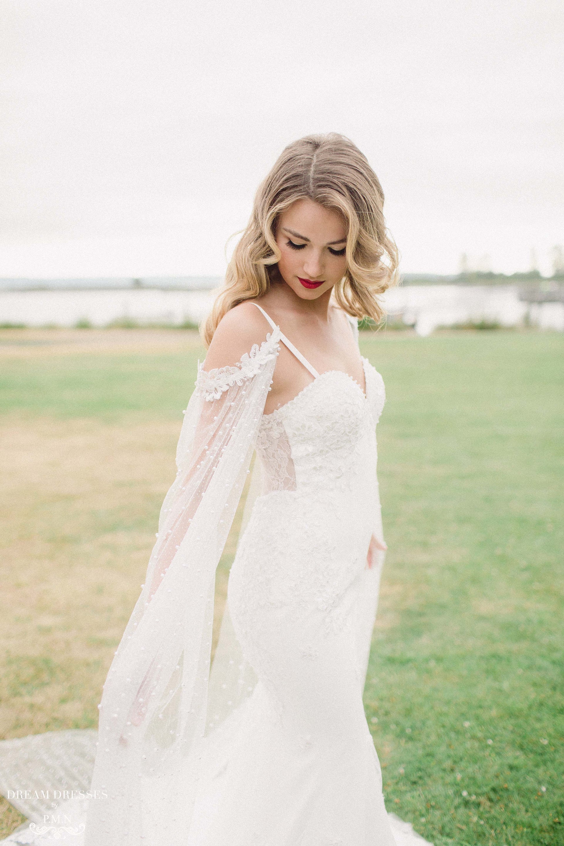 Lace Mermaid Wedding Dress (#Aceline) - Dream Dresses by P.M.N.