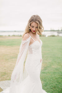 Lace Mermaid Wedding Dress (#Aceline) - Dream Dresses by P.M.N.