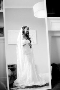 Lace Mermaid Wedding Dress With Swarovski Crystals (#PB144) - Dream Dresses by P.M.N
 - 9