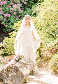 Waltz Bridal Lace Veil (#Keta) - Dream Dresses by P.M.N.