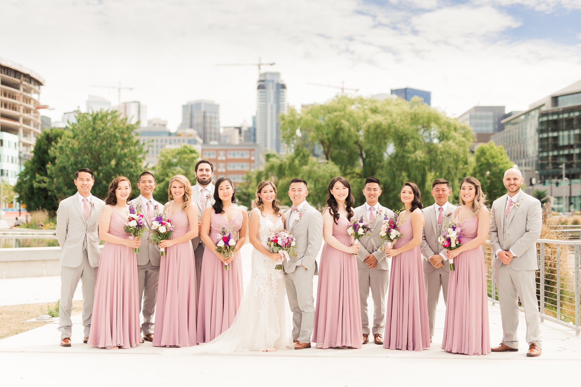 pink sheath wedding dress Pink Wedding Dresses You'll Like Immediately