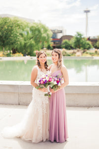 Lace and Tulle Sheath Wedding Dress (#Krista) - Dream Dresses by P.M.N.