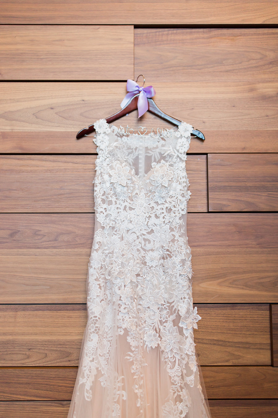 Lace and Tulle Sheath Wedding Dress (#Krista) - Dream Dresses by P.M.N.