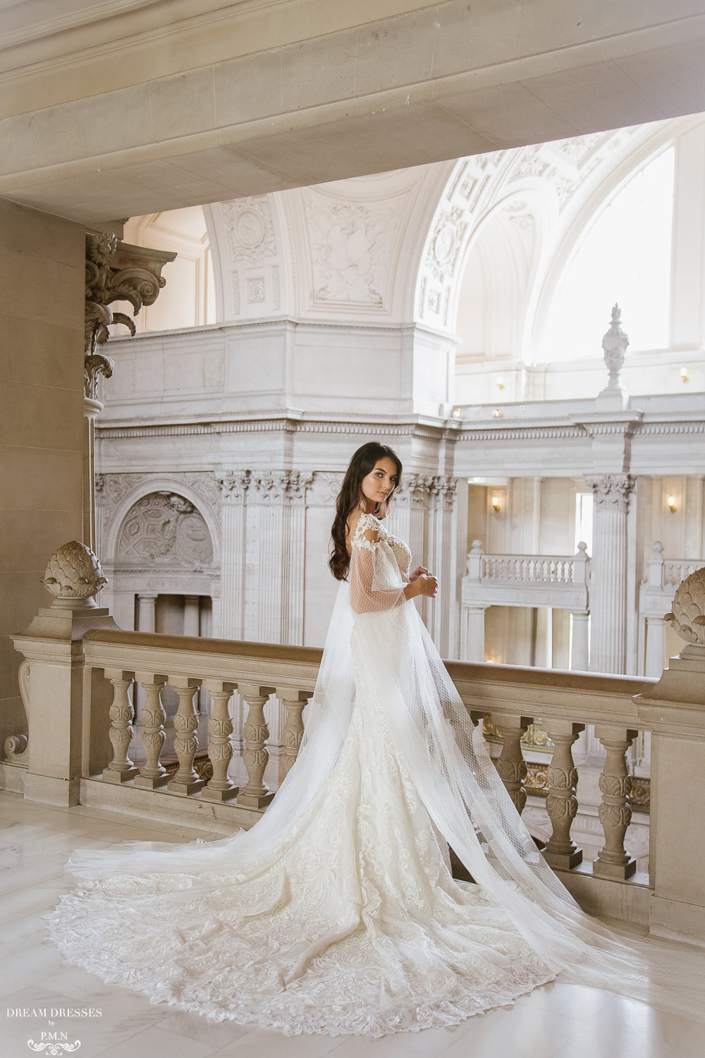 Lace Mermaid Wedding Dress (#ANASTASIA) - Dream Dresses by P.M.N.