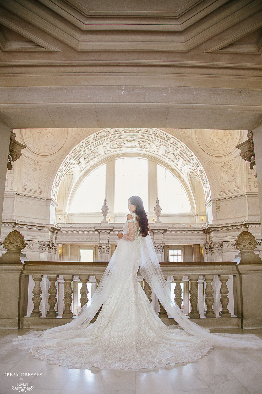 Detachable Off The Shoulder Bridal Cape Sleeves (#MARIAH) - Dream Dresses by P.M.N.